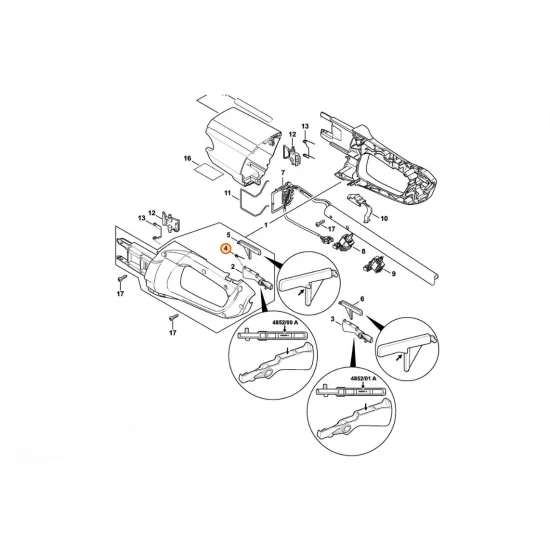 STIHL  Sprężyna ramieniowa 0000 998 0406